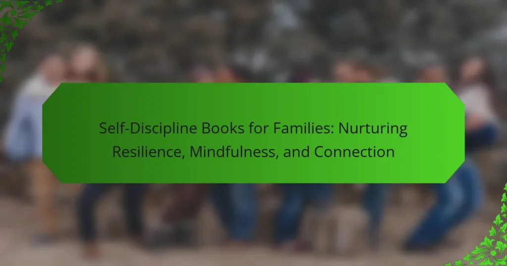 Self-Discipline Books for Families: Nurturing Resilience, Mindfulness, and Connection