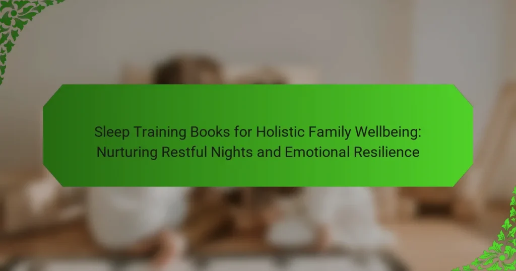 Sleep Training Books for Holistic Family Wellbeing: Nurturing Restful Nights and Emotional Resilience